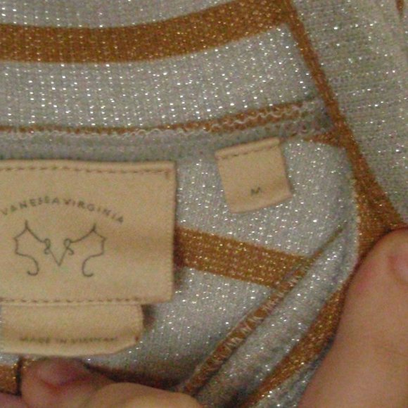 Vanessa Virginia | Mustard & Cream Shimmer Tunic - Picture 11 of 12